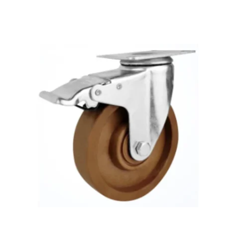280 Degree Celsius High Temp Caster Wheels Nylon Trolley Wheel - Image 3