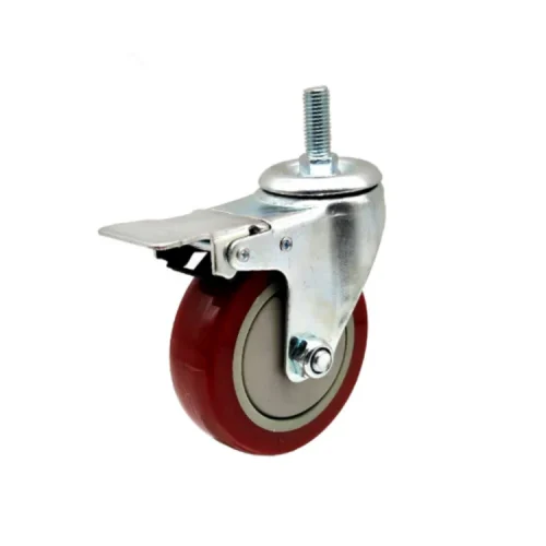 3 Inch Polyurethane Trolley Wheels Polyurethane Casters For Hardwood Floors - Image 6