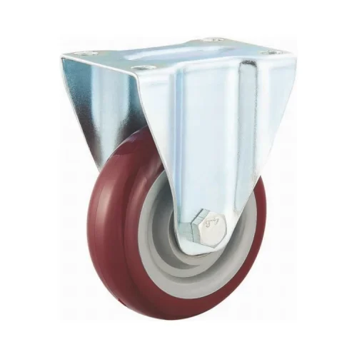 4 Inch Polyurethane Swivel Caster With Brake PU Furniture Castors - Image 3